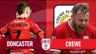 DONCASTER VS CREWE ALEXANDRA ! LIVE EFL LEAGUE TWO PLAY OFF SEMI-FINAL ! WATCH ALONG !