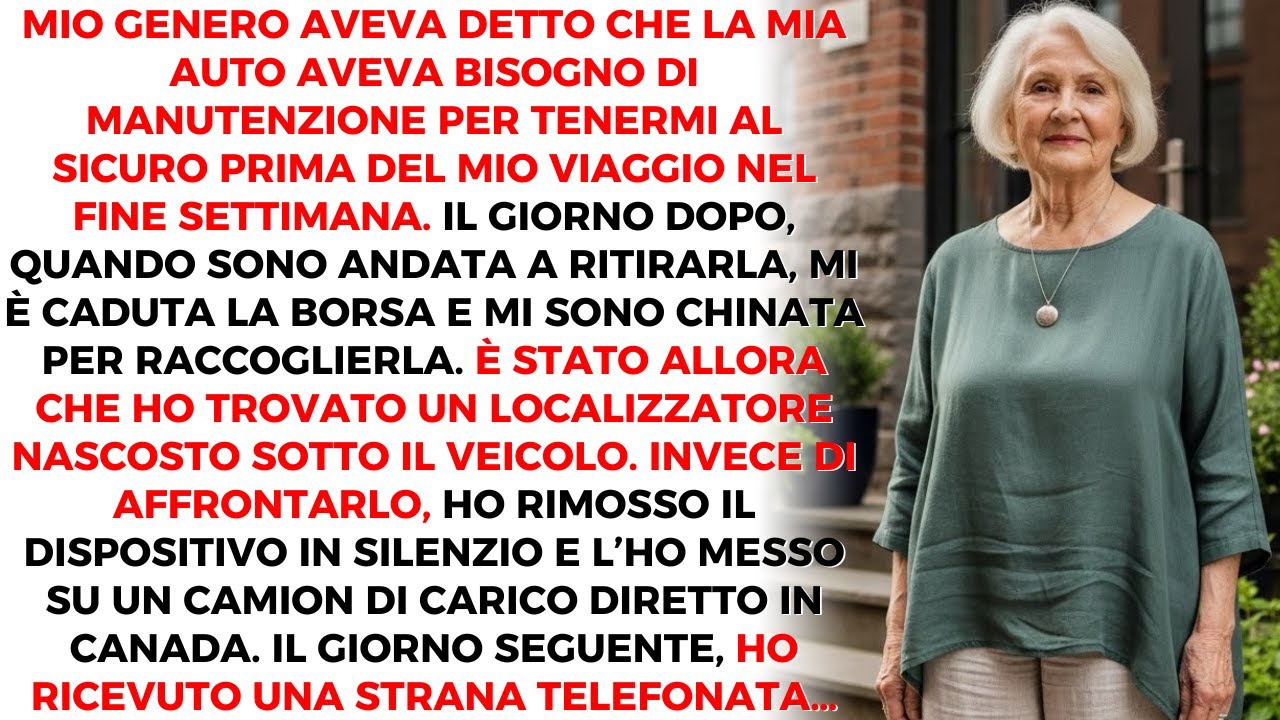 Ho trovato un localizzatore nella mia auto e l’ho messo su un camion per il Canada. Ho ricevuto…