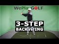 Golf instruction 3step backswing explained  improve your golf swing