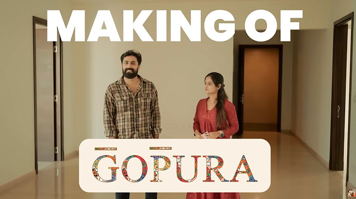 Making of GOPURA| GP | Gopika Anil