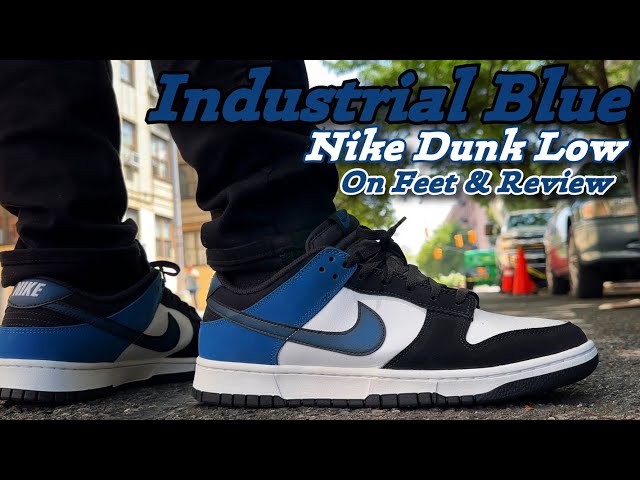 Industrial Blue Nike Dunk Low - On Feet & Review - YouTube