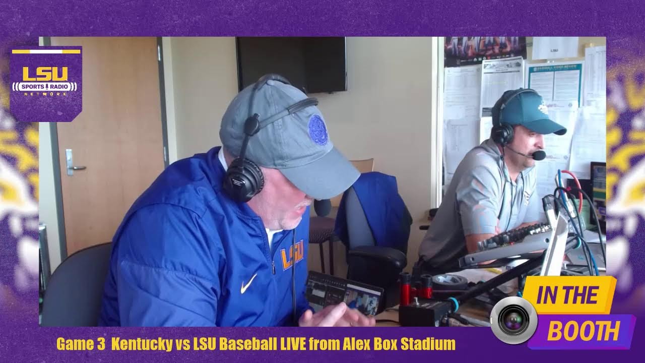 In the booth with lsu radio youtube