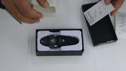 USB Presenter PowerPoint Remote Control with Laser Pointer Review and user guide