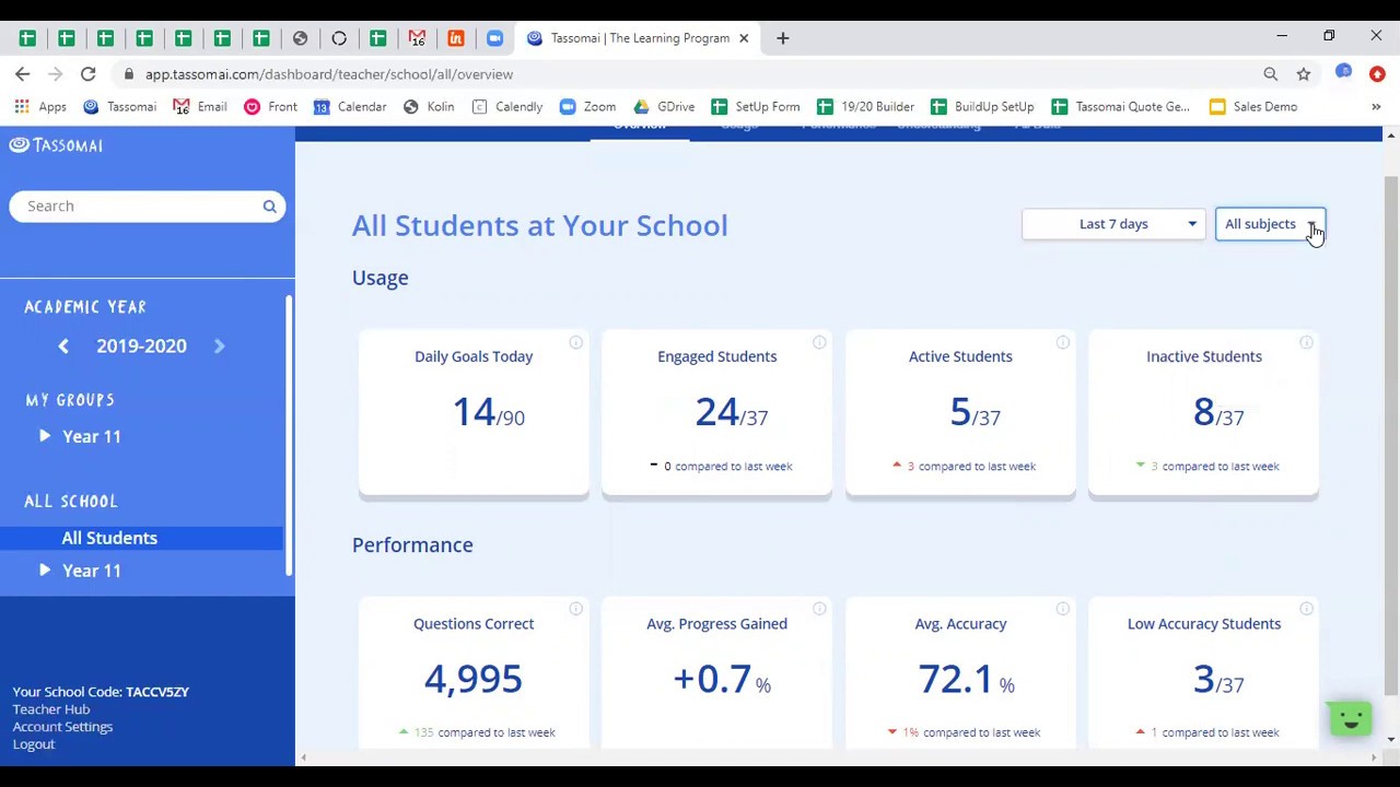 Teacher Dashboard Walkthrough YouTube