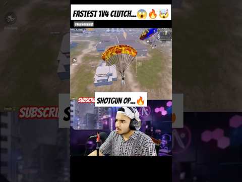 Pubg Mobile Shotgun 1v4 Clutch  Mind Blowing 🤯 | Pubg Mobile new update | #pubgmobile #ytshorts