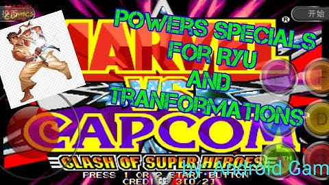 Ryu- tranformations and specials Powers | Marvel vs Capcom