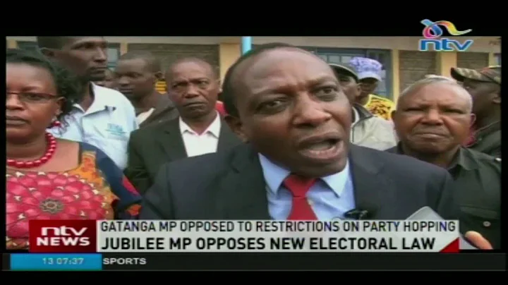 Gatanga MP Humphrey Njuguna opposed to restriction...