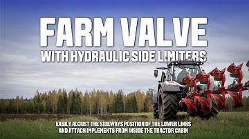 Valtra Unlimited farm valve with hydraulic side limiters