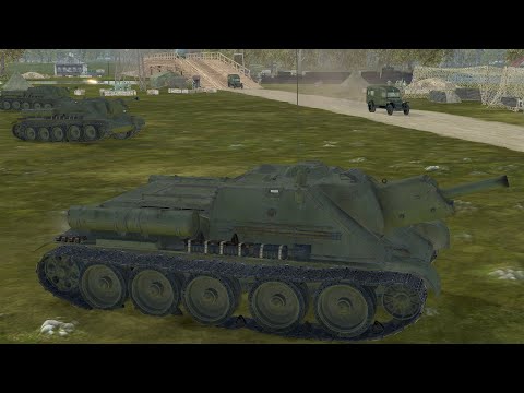 Видео: СУ-122 | миссия "Оборона переправы" | Tank Crew (v.4.505)