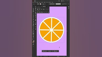 🍊 How to Create an Orange Slice in Illustrator! 😍🔥 #shorts #illustrator