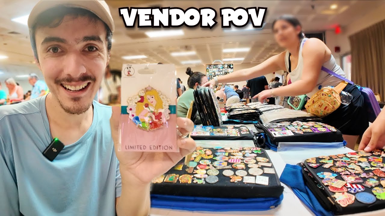 Disney Pin Trading Event Vendor POV | Princess Pin HUNT