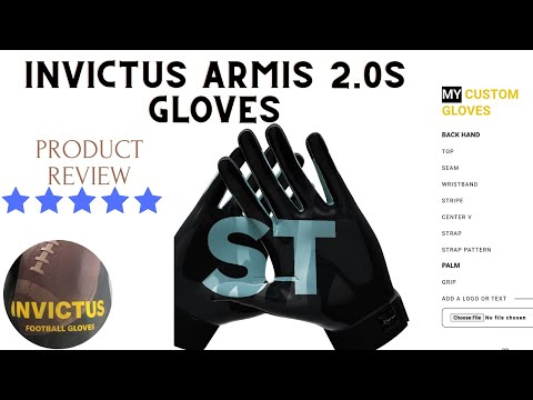 Invictus Football Gloves  Premium Custom Football Gloves