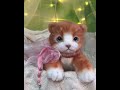 Ginger kitten realistic toy