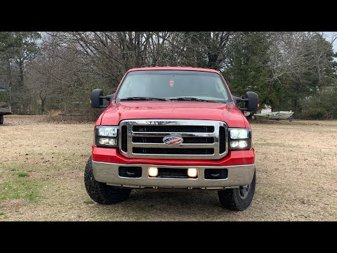 HOW TO AIM 05-07 F250 HEADLIGHTS