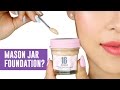 FOUNDATION IN A MASON JAR?!-  TINA TRIES IT