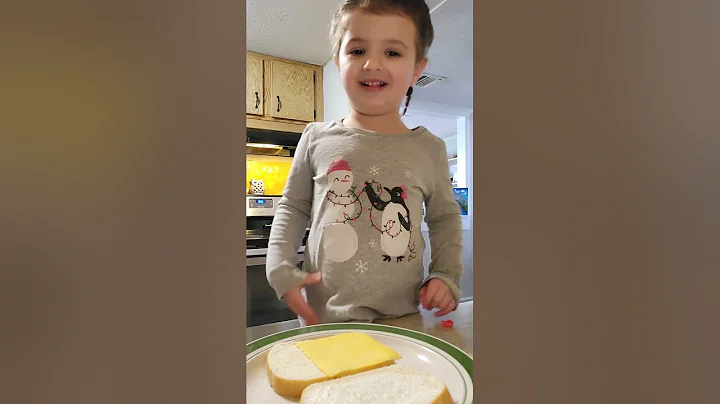 making grilled  cheese