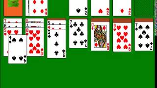 Classic Microsoft Solitaire Windows XP Completed