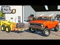 ENGINE SWAP! PUTTING A CUMMINS DIESEL ENGINE IN A OLD FORD TRUCK! | FARMING SIMULATOR 2019