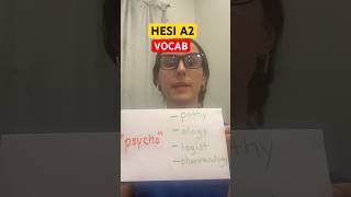 HESI A2 Vocab Review and Practice #prenursing #hesia2 #hesi #prenursingstudent #vocab