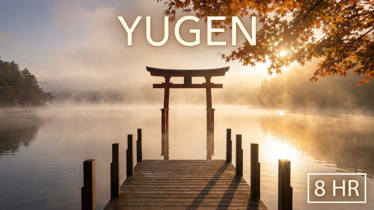 Peaceful Japanese Lake at Dawn | 8 Hours of Gentle Mist & Calm Water