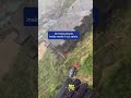 Landslide Drags SUV Downhill