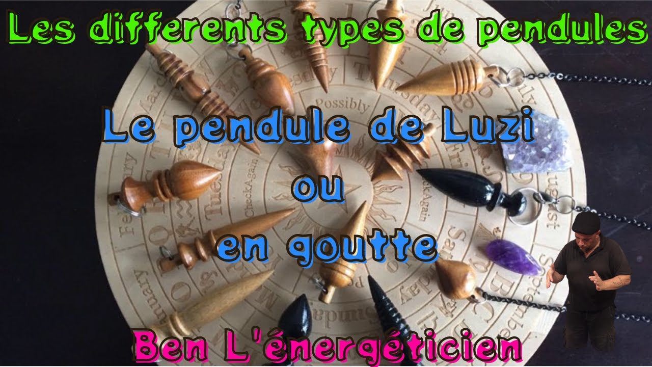 Les differents pendules - Le Pendule de Luzi ou en goutte - Pratiquer la radiesthésie divinatoire