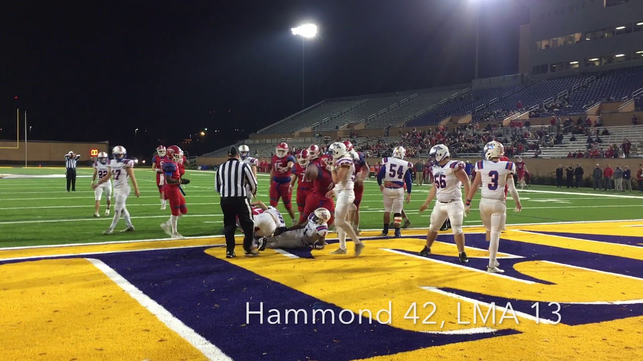 2019 SCISA 3A State Championship Hammond v Laurence Manning