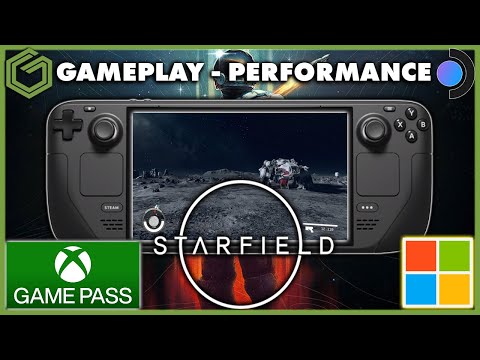 Steam Deck - STARFIELD - Windows 11 Game Pass - Gameplay & Performance