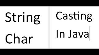 String and character with index  in java