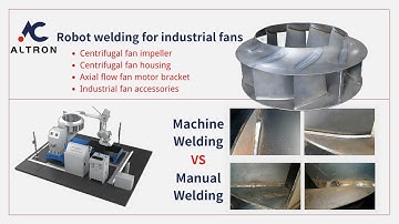 AI Robot Automatic Welding Use In Industrial Fan Production-centrifugal fan impeller