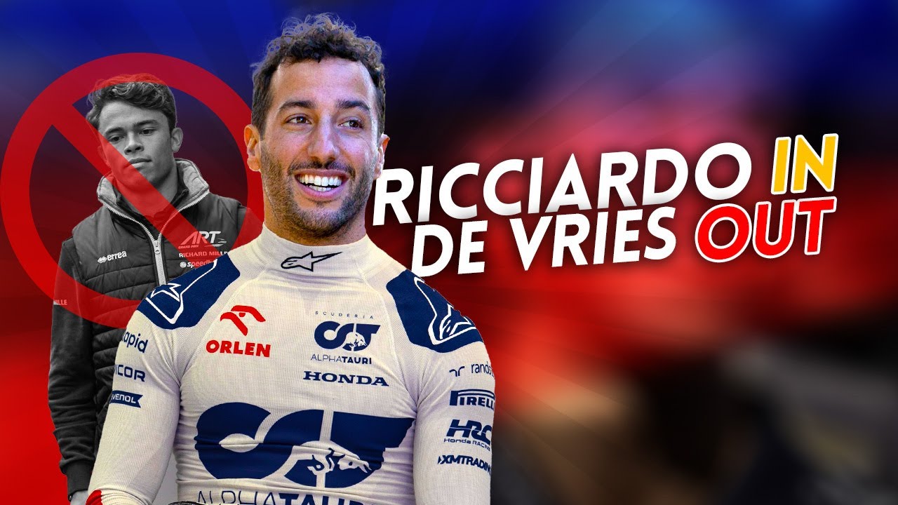Behind the scenes of Daniel Ricciardo’s replacing of Nyck de Vries at ...