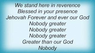 Video thumbnail of "Kurt Carr - God Great God Lyrics"