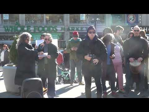 Sunday Union Square Vigil for Peace in Israel, Palestine March 24 2024
