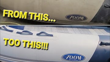 Bringing The Color Back On Your Inflatable Boat Tubes - A Deep Cleaning Video For Inflatable Boats