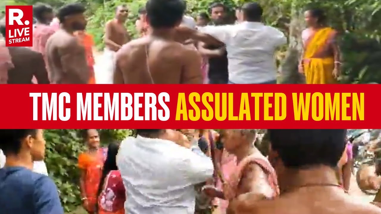 BJP Slams TMC, Two TMC Panchayat Members Attacked Villagers And Assualted Women