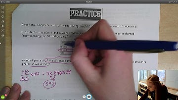 Math 8R: Unit 6 Lesson 6 Conditional Relative Frequency
