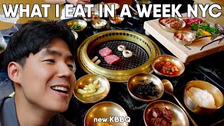 What I Eat in a Week NYC: NEW Korean BBQ, Ramen, Homemade Horchata, & My 25th Birthday