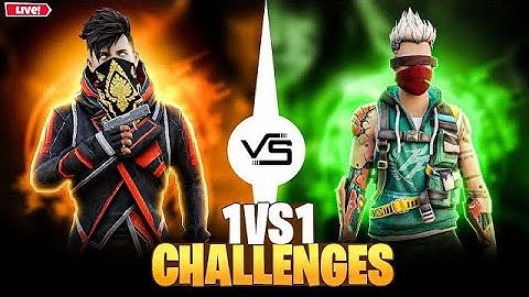 . 1v1 Custom Challenge in Free Fire 🔥 | Headshot Only Fight 💥