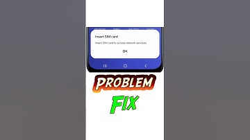 Insert sim card to access network services problem #shorts #youtubeshorts