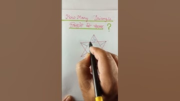 How many Triangle in given Figure🔥कितने त्रिभुज🔥।। #shorts #mindspark