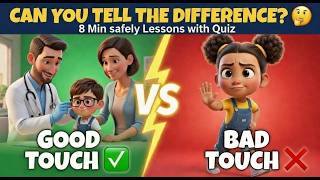 Teaching Kids About Body Safety Good Touch Bad Touch 8 Min Lesson With Quiz