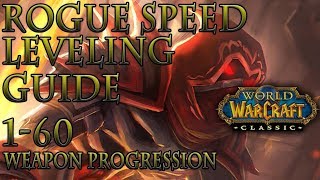 Classic WoW: Rogue Speed Leveling Guide | Weapon Progression | Talents | Macros | Add-ons
