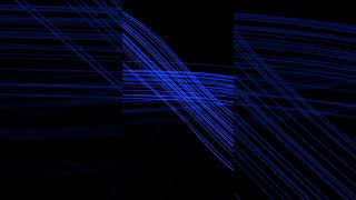 Blue Thread Tunnel | Hypnotic Blue String Wave #K10-11