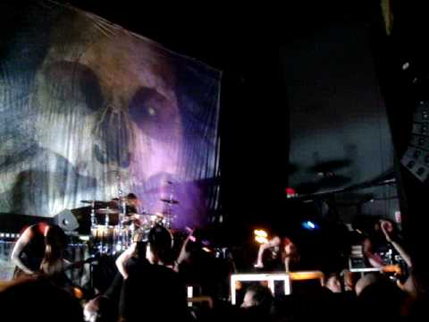 As I Lay Dying plays Through Struggle live in columbus on 4/21/09 on the No Fear Energy Tour