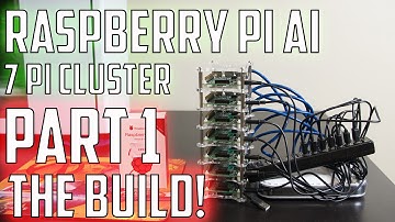 Raspberry Pi Cluster Super Computer AI - Part 1 - The Build