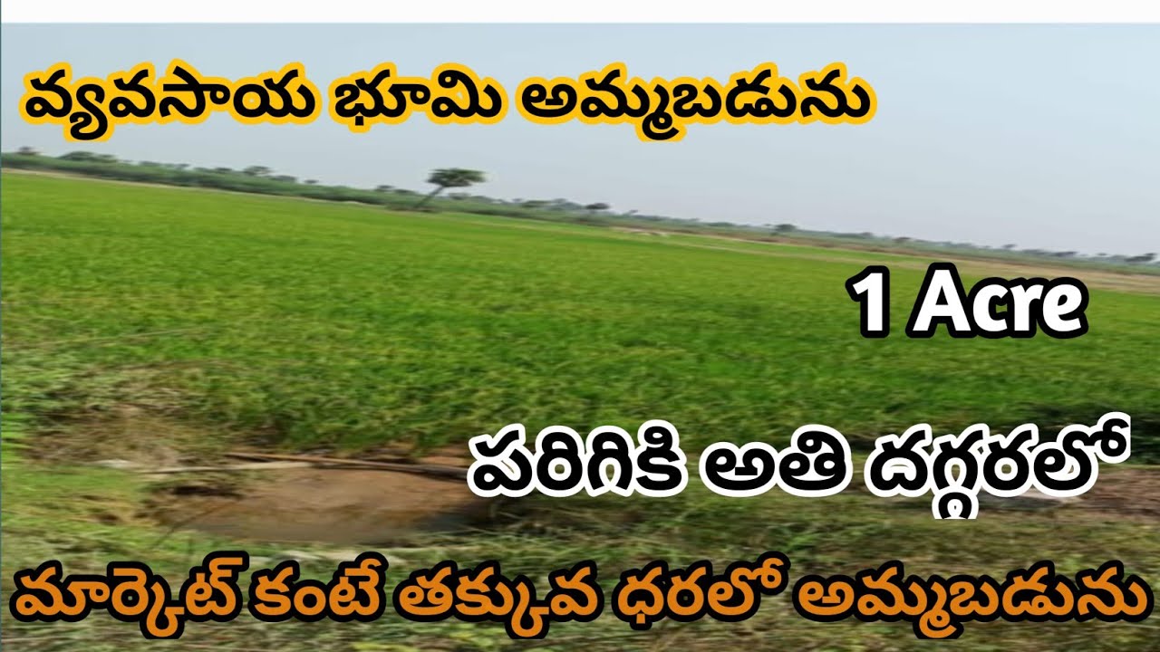 Agricultural land for sale 1 Acre very near to parigi clear