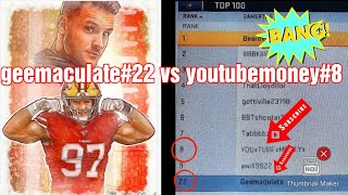 money game rematch vs #8 ranked player in #madden20 #maddensbest #bestskills