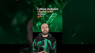 Emerald inclusions 3-phase inclusion colombian
