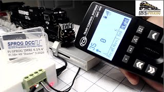 DCC System Pi Sprog full with TCS Wireless Throttle UTW-100 ScaleTrains GE C40-9