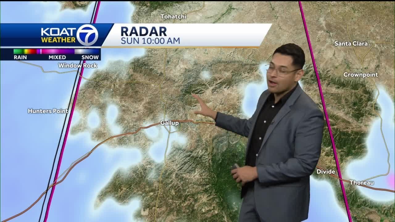 Snow squall warning issued for Gallup, New Mexico YouTube